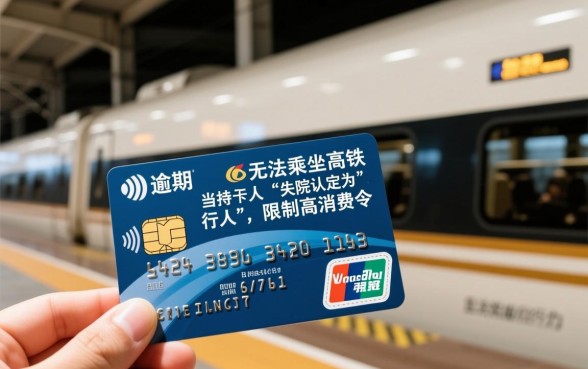 信用卡逾期多久不能坐高铁，上了黑名单怎么消除？