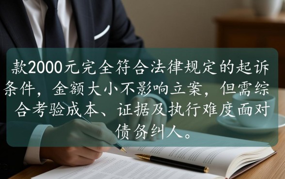 别人欠我2000元不还能起诉吗，欠钱不还怎么起诉