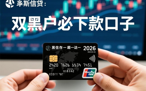 双黑户必下款的口子有吗2026，双黑户哪里能借到钱