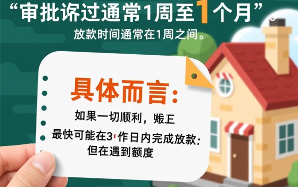 银行房贷审批通过多久放款，一般需要几天到账？
