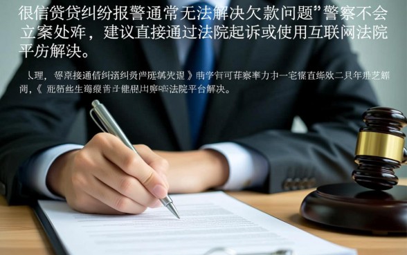 借钱给朋友不还报警有用吗