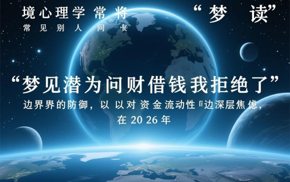 梦见别人问我借钱我拒绝了？梦见借钱不借有什么预兆？