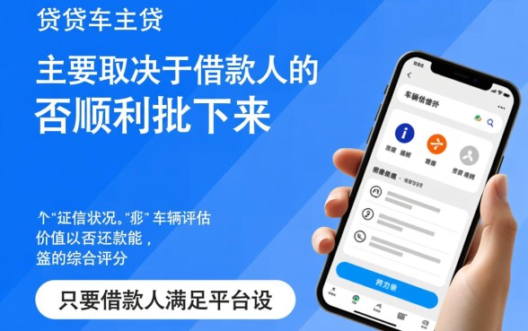 微贷车主贷的贷款能否顺利批下来
