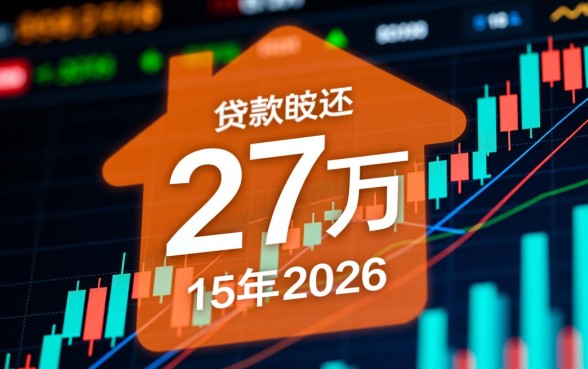 贷款27万15年月供多少，利息一共要还多少钱？