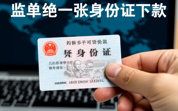 有没有凭身份证就能贷款的，正规凭身份证贷款怎么申请？