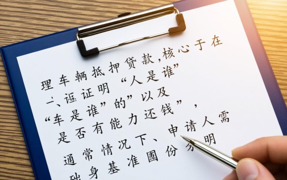 车辆抵押贷款需要什么资料，办理流程是怎样的？