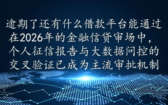 逾期了还有什么借款平台能通过，哪些平台不看征信能下款