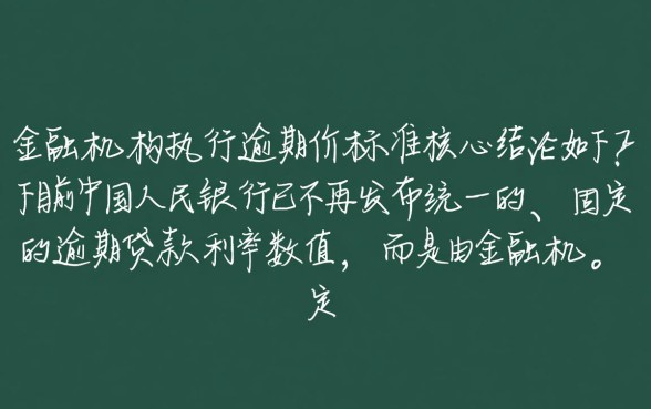 中国人民银行逾期贷款利率是多少，罚息怎么算？