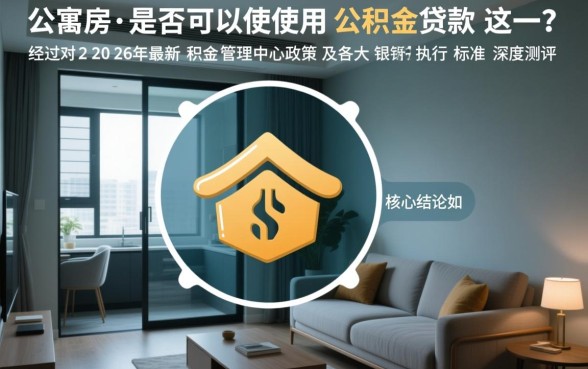 公寓房可以用公积金贷款吗，商住两用公寓能贷款吗
