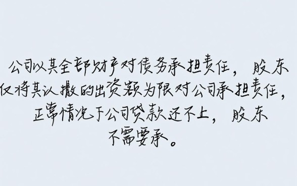 公司贷款还不上股东承担吗，股东需要承担什么责任？