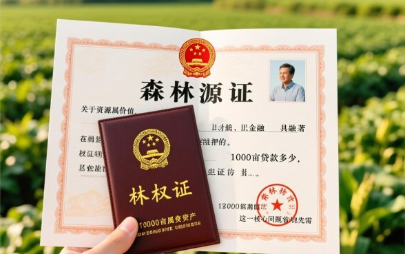 林权证1000亩贷款多少