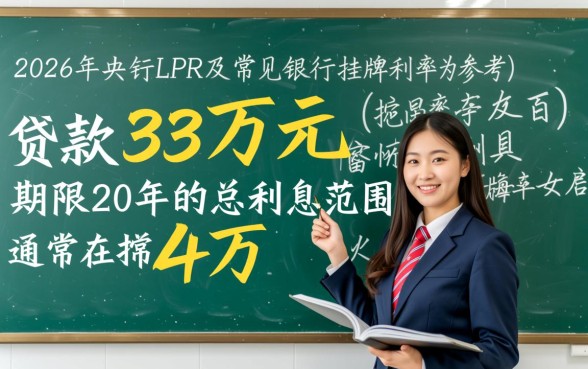 贷款33万20年利息多少？房贷利率怎么算最划算