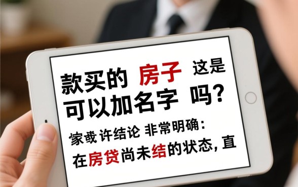 贷款买的房子可以加名字吗，按揭房加名需要什么手续？