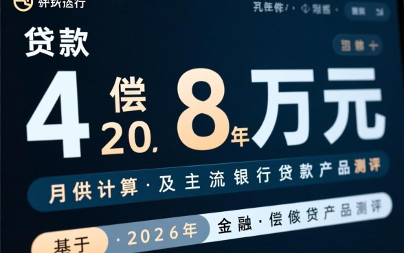 贷款48万20年月供多少，利息一共多少钱？
