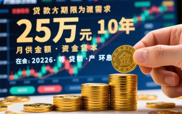 25万贷款10年月供多少，贷款利息怎么算最划算