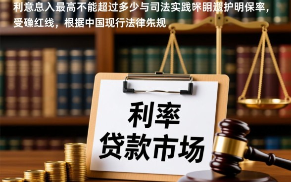 贷款利息最高不能超过多少，受法律保护的利息是多少？