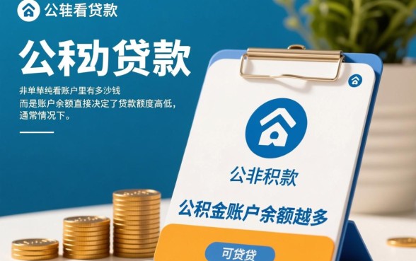 公积金账户多少钱可以贷款，余额多少能贷多少？