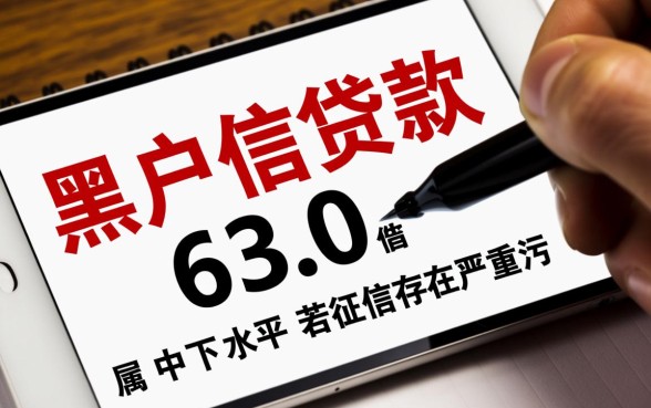 黑户信用分630能借哪种贷款，黑户哪里能借到钱