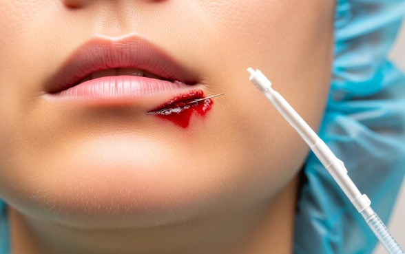 眉毛下侧撞破两厘米怎么处理，伤口需要缝针吗