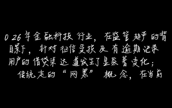 网黑有逾期能下的口子，网黑逾期哪里能借到钱