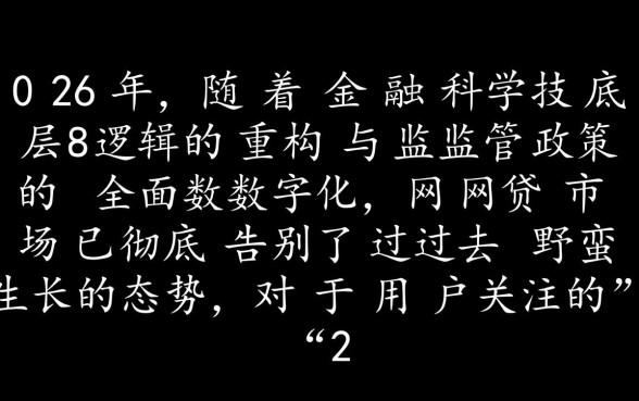 2026年网贷新口子能下款吗，哪个容易过通过率高