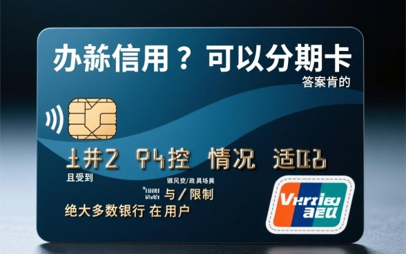 新办的信用卡可以分期吗，新卡怎么分期手续费多少