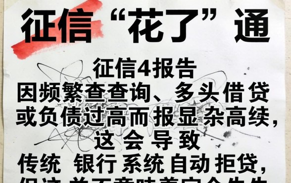 大数据征信花了能下的贷款口子有哪些，征信花了怎么申请？