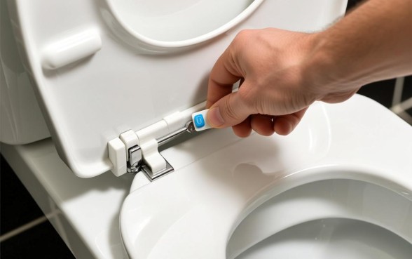 马桶盖怎么拆卸，马桶盖上的小口子怎么拆除下来