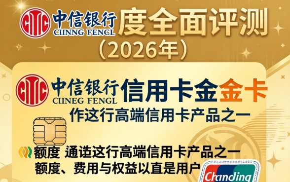 中信银行信用卡金卡额度多少？中信银行金卡额度一般多少