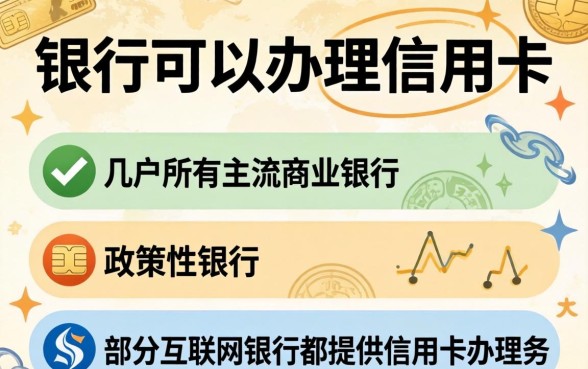 哪些银行可以办理信用卡，哪家银行信用卡好办