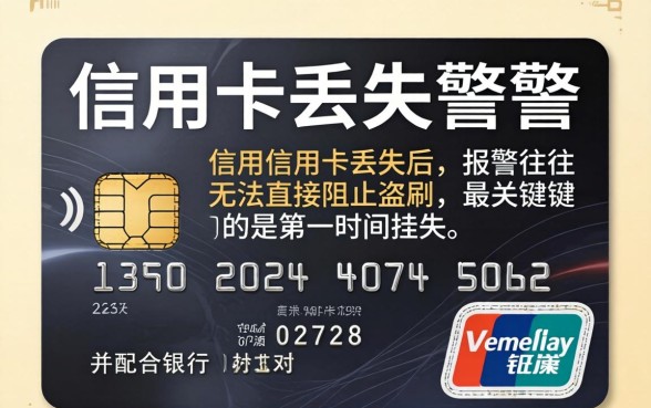 为什么信用卡丢失后报警没有用