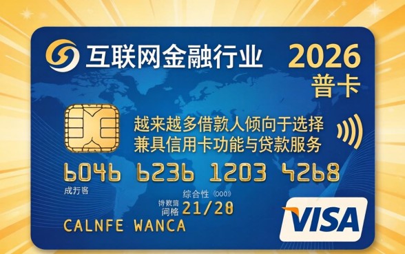 visa标准信用卡普卡