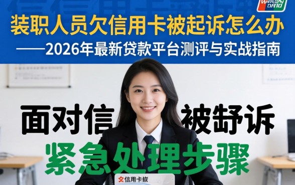 公职人员欠信用卡被起诉怎么办