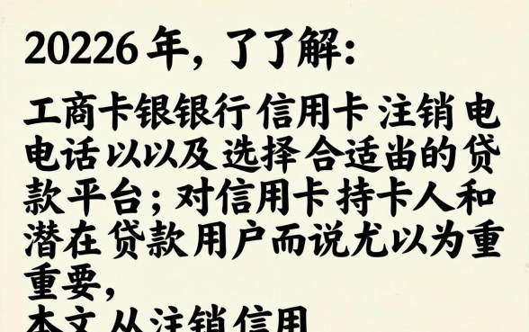 工商银行信用卡注销电话是多少，工商银行信用卡怎么注销