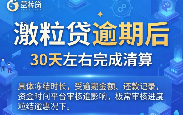 微粒贷逾期清算资金冻结多久，微粒贷逾期资金被冻结怎么办