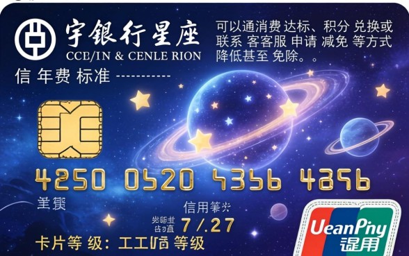 工行宇宙星座信用卡年费是多少？年费收取标准及免年费方法