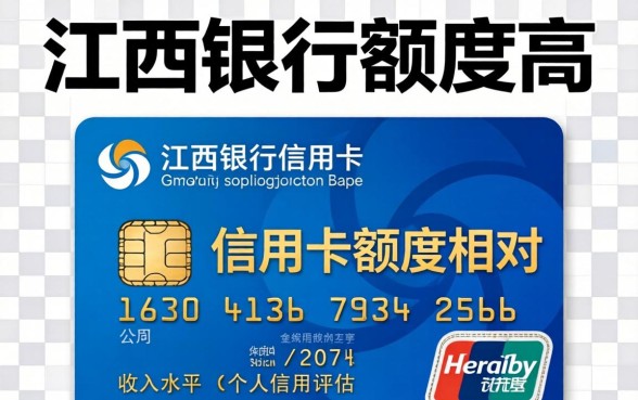 江西银行信用卡额度高吗？江西银行信用卡额度一般多少？