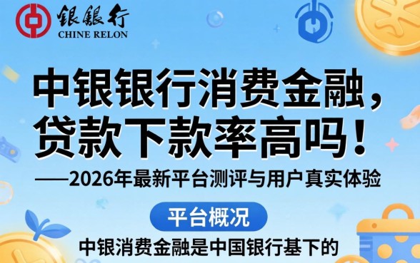 中银消费金融的贷款下款率高吗