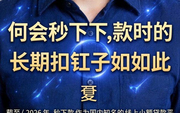 为何秒下款的长期扣子如此神秘