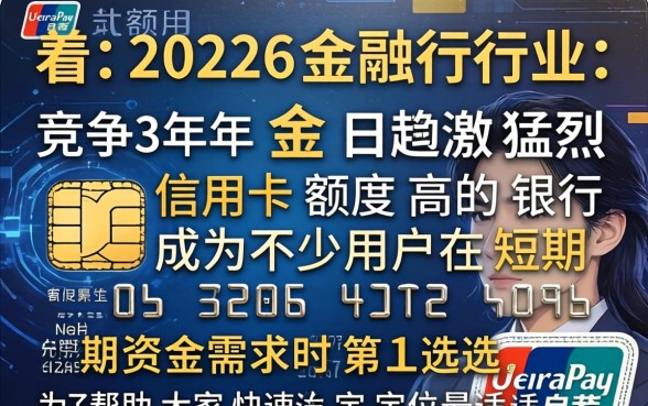信用卡额度高的银行有哪些？-2026各大银行信用卡额度排名