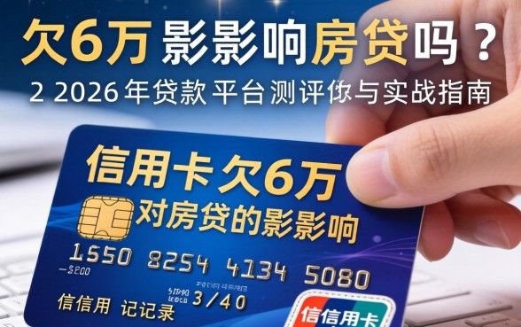 信用卡欠6万影响房贷吗，信用卡欠款影响房贷吗