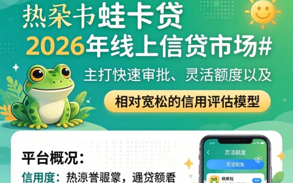 小蛙卡贷下款对信用要求高吗，征信不好能下款吗