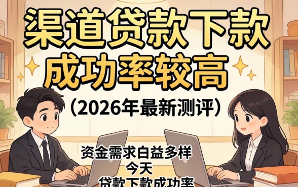 哪个渠道的贷款下款成功率较高