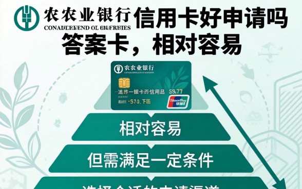 农业银行信用卡好申请吗，申请条件是什么