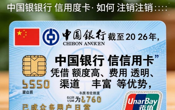 中国银行信用卡如何注销，注销需要什么材料