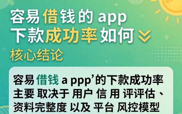 容易借钱app下款成功率如何