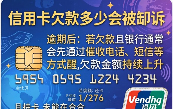 信用卡欠款多少会被起诉，欠款多少会被人起诉