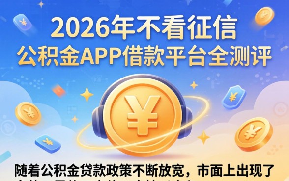 公积金app不用征信能借款吗？-哪个平台不看征信直接放款