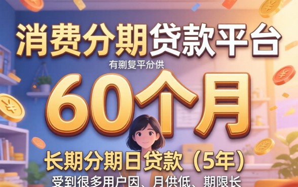分期60个月的贷款平台有哪些