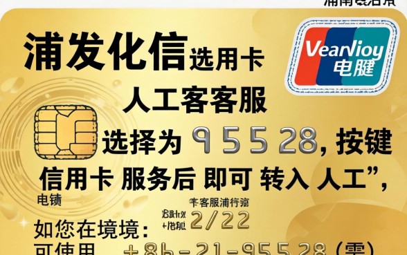 浦发信用卡人工客服电话是多少？怎么转人工